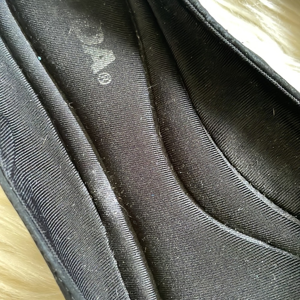 Soda black suede professional loafer work business career shoe gel soles 8 1/2 - Picture 11 of 16